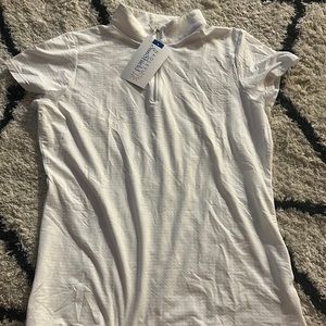 Women’s short sleeve quarter zip